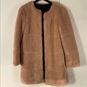 Zara faux fur coat